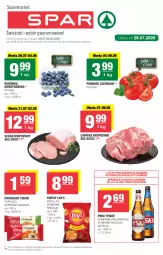 Gazetka promocyjna Spar - Spar - Gazetka - ważna od 09.08 do 09.08.2026 - strona 1 - produkty: Piwo, Top, Borówka, Chipsy, Tyskie, Croissant, Schab wieprzowy