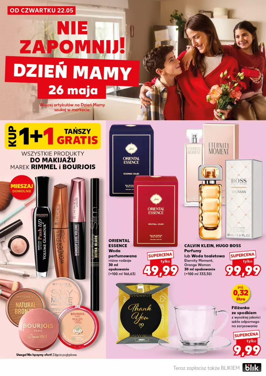 Gazetka promocyjna Kaufland - Mocny Start - ważna 26.05 do 28.05.2025 - strona 10 - produkty: Bourjois, Calvin Klein, Filiżanka, Hugo Boss, Makijaż, Perfum, Por, Produkty do makijażu, Sok, Waga, Woda, Woda toaletowa