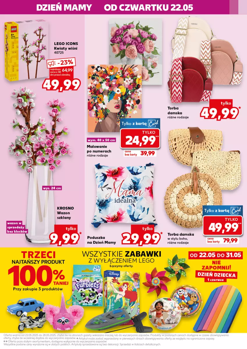 Gazetka promocyjna Kaufland - Mocny Start - ważna 26.05 do 28.05.2025 - strona 13 - produkty: LEGO, Poduszka, Torba, Wazon