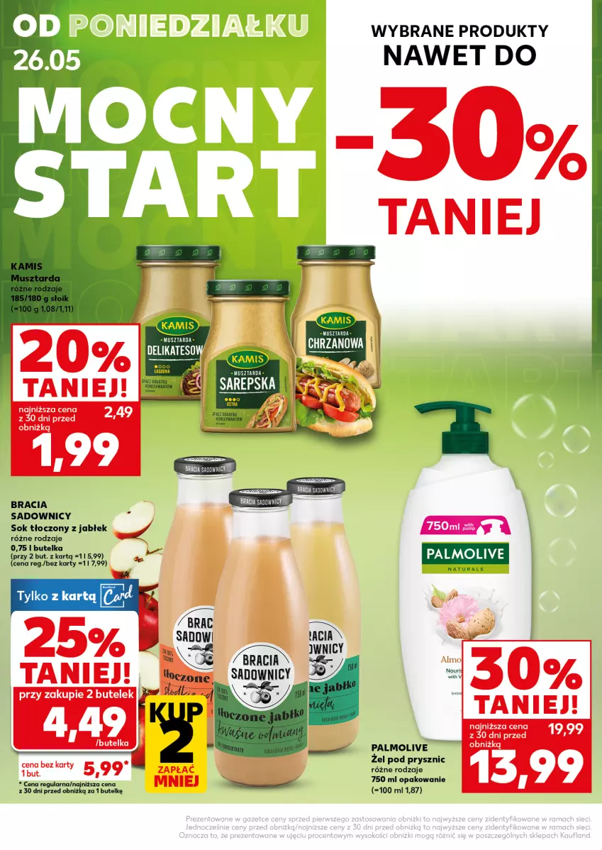 Gazetka promocyjna Kaufland - Mocny Start - ważna 26.05 do 28.05.2025 - strona 4 - produkty: Mus, Musztarda, Palmolive, Sok
