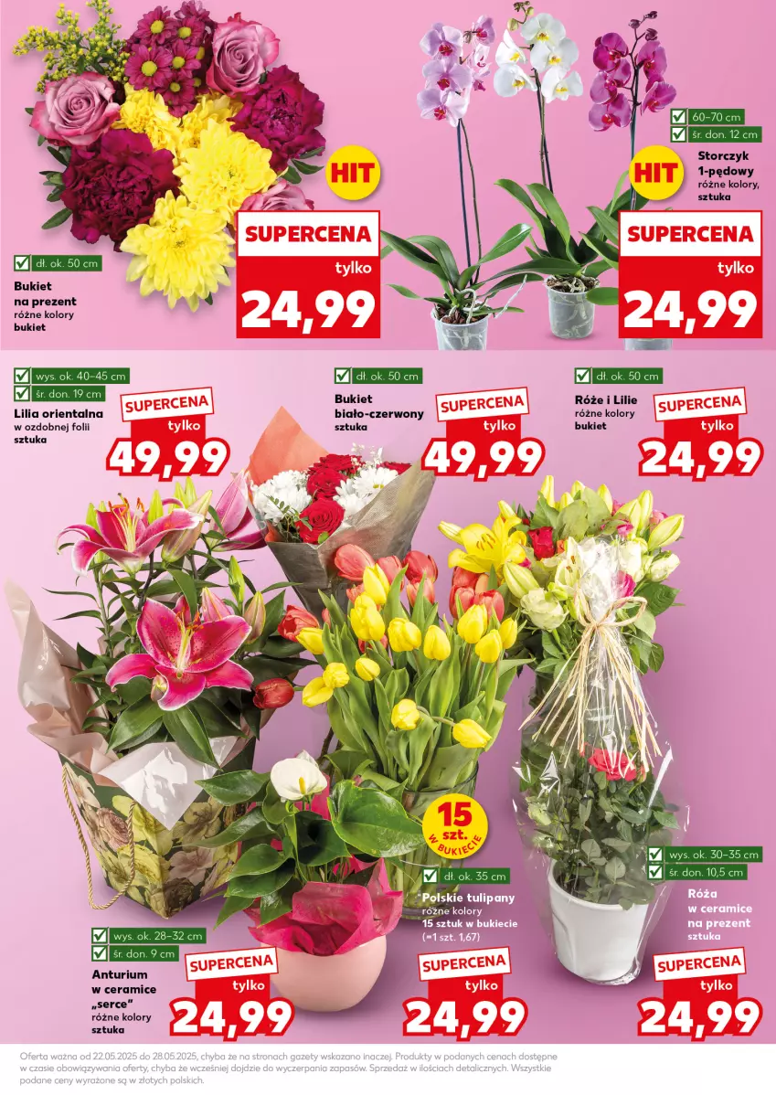 Gazetka promocyjna Kaufland - Mocny Start - ważna 26.05 do 28.05.2025 - strona 9 - produkty: Bukiet, Ser, Storczyk, Tulipan