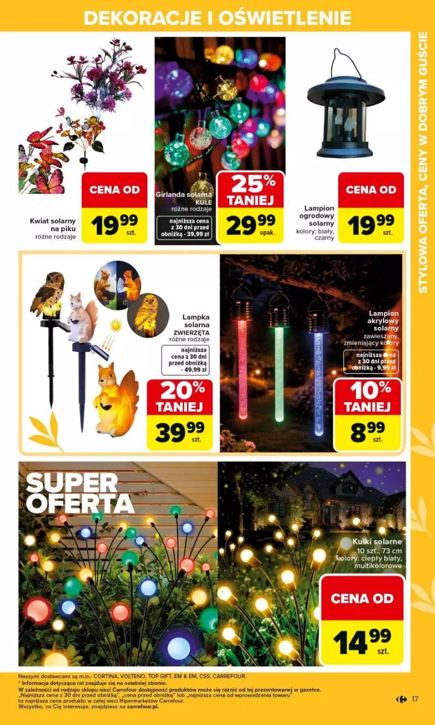 Gazetka promocyjna Carrefour - Gazetka Ogród - ważna 02.03 do 04.04.2026 - strona 17 - produkty: Girlanda, Lampion, Zwierzęta