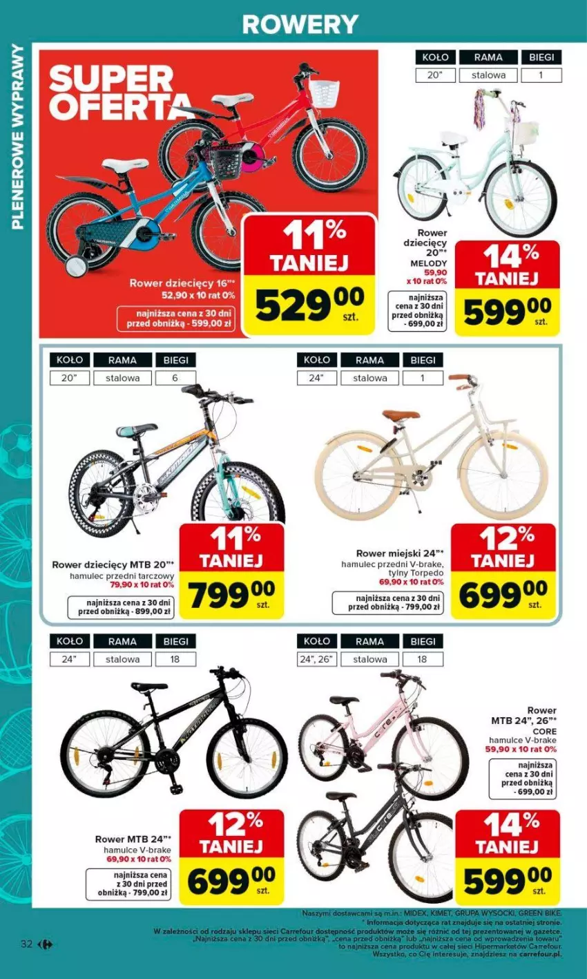 Gazetka promocyjna Carrefour - Gazetka Ogród - ważna 02.03 do 04.04.2026 - strona 32 - produkty: Dzieci, Fa, Lody, Mule, Rower