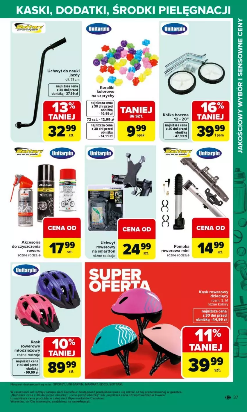 Gazetka promocyjna Carrefour - Gazetka Ogród - ważna 02.03 do 04.04.2026 - strona 37 - produkty: Kask, Pompka, Rower, Smartfon