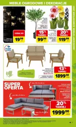 Gazetka promocyjna Carrefour - Gazetka Ogród - Gazetka - ważna od 04.04 do 04.04.2026 - strona 11 - produkty: Halo, Top, Stolik, Sofa, Fotel, Fa