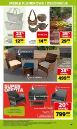Gazetka promocyjna Carrefour - Gazetka Ogród - Gazetka - ważna od 04.04 do 04.04.2026 - strona 9 - produkty: Osłonka dekoracyjna, Torebka, Sos, Stolik, Sofa, Fotel, Meble, Osłonka, Fa