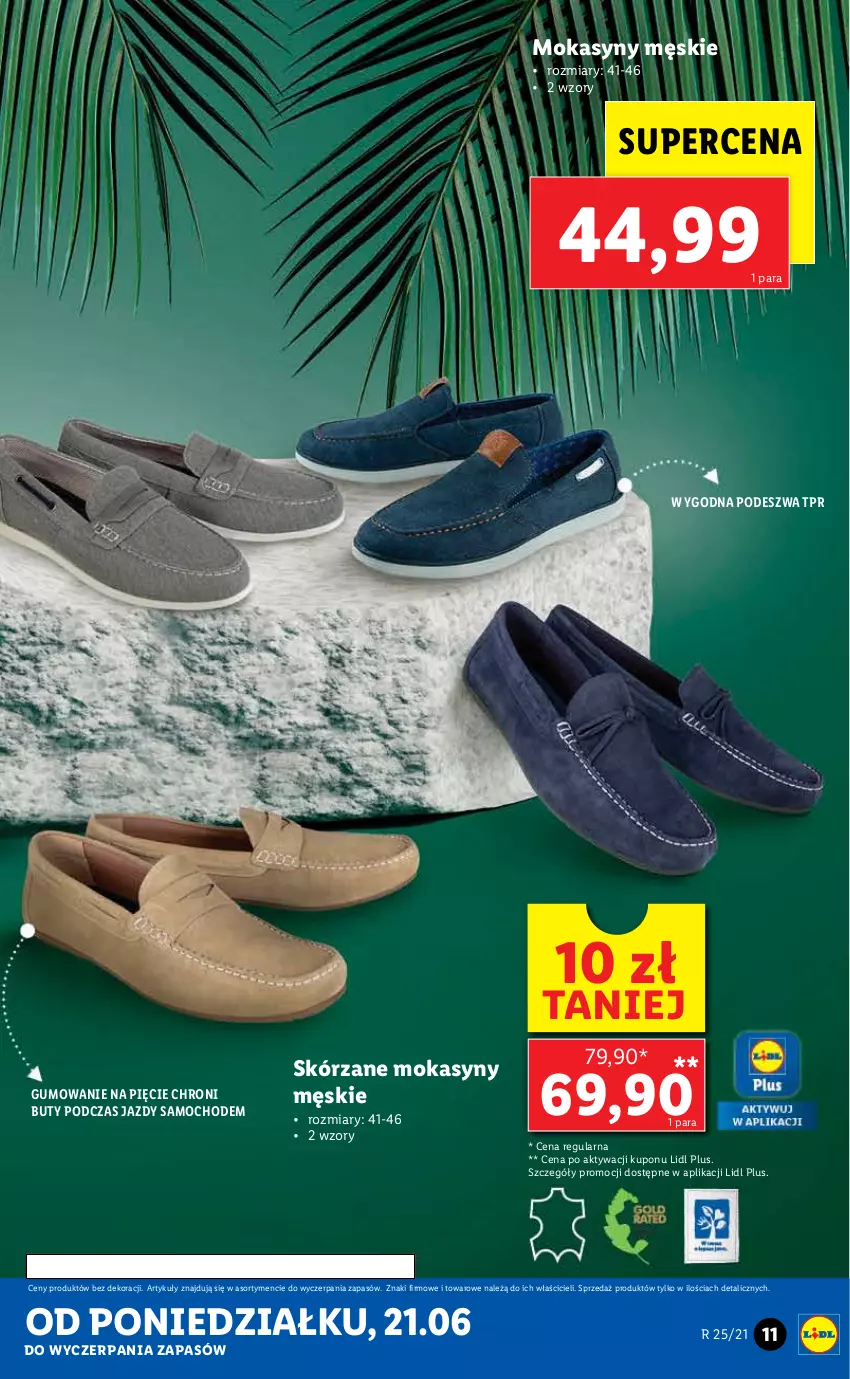 Gazetka promocyjna Lidl - GAZETKA - ważna 21.06 do 26.06.2021 - strona 11 - produkty: Buty, Mokasyny