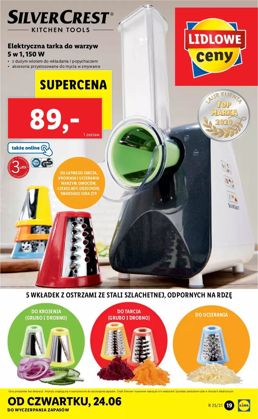 Gazetka promocyjna Lidl - GAZETKA - ważna 21.06 do 26.06.2021 - strona 19 - produkty: Por, Ser, Tarka