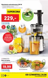 Gazetka promocyjna Lidl - GAZETKA - Gazetka - ważna od 26.06 do 26.06.2021 - strona 20 - produkty: Sok, Wyciskarka wolnoobrotowa, Kosz, Pojemnik, Wyciskarka, Owoce, Szczoteczka
