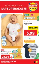 Gazetka promocyjna Lidl - GAZETKA - Gazetka - ważna od 26.06 do 26.06.2021 - strona 33 - produkty: Gry, Body, Moda, Dzieci, LG