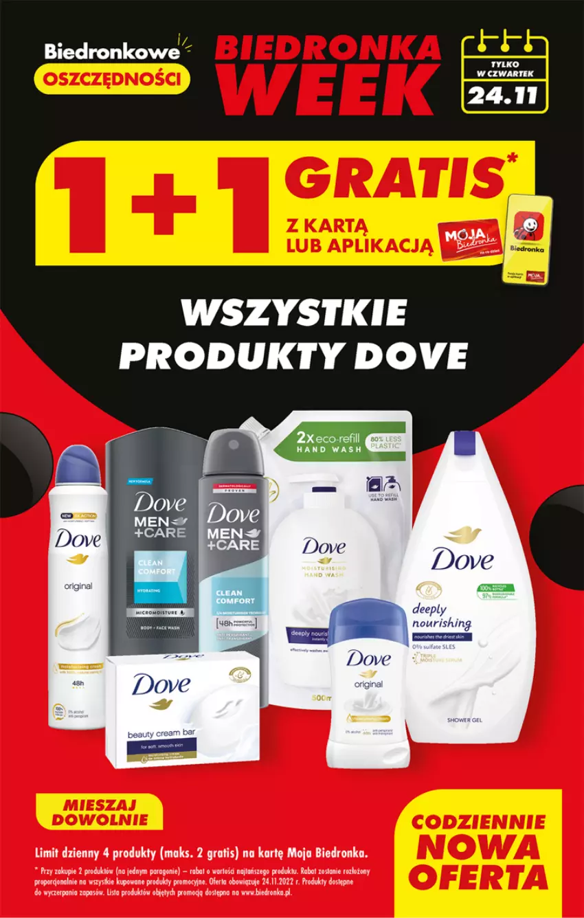 Gazetka promocyjna Biedronka - W tym tygodniu - ważna 24.11 do 30.11.2022 - strona 3 - produkty: Dove, Gra, Por
