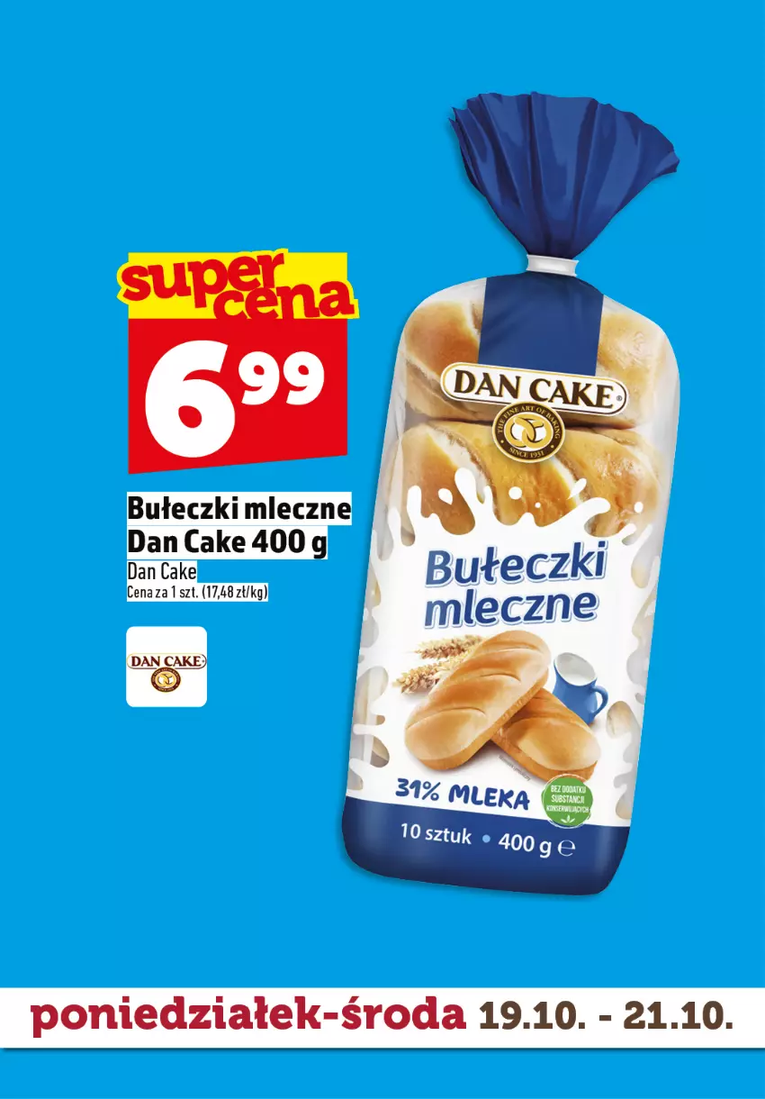 Gazetka promocyjna Topaz - Gazetka - ważna 19.10 do 21.10.2026 - strona 3 - produkty: Bułeczki, Bułeczki mleczne, Dan Cake