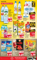 Gazetka promocyjna Kaufland - OFERTA TYGODNIA - Gazetka - ważna od 01.06 do 01.06.2021 - strona 22 - produkty: Piec, Ser, Lajkonik, Mus, Gra, Orzeszki, Chipsy, Napoje, Leon, Tymbark, Woda mineralna, Felix, Napój niegazowany, Woda, Orzeszki ziemne, Napój, Krakersy
