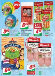 Gazetka promocyjna Dino - Gazetka - ważna od 29.10 do 29.10.2024 - strona 39 - produkty: Parówki sokoliki, Sok, Mięso w galarecie, Sokołów, Kiełbasa krakowska, Parówki, Lion, Gala, Kiełbasa, Olewnik, Mięso