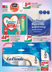 Gazetka promocyjna Dino - Gazetka - ważna od 29.10 do 29.10.2024 - strona 66 - produkty: Pampers, Papier, Bell, Majtki, Tampony, Papier toaletowy, Ręcznik, Rolki, Bella, Pieluchomajtki