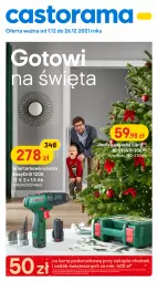 Gazetka promocyjna Castorama - Gazetka Castorama - Gazetka - ważna od 26.12 do 26.12.2021 - strona 1 - produkty: Sok, Rama, Kask, Wiertarkowkrętarka, Tarka, Wkręt, Wkrętarka, Astor, Merci