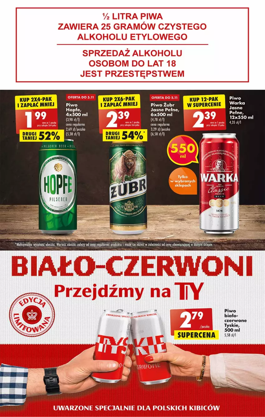 Gazetka promocyjna Biedronka - W tym tygodniu - ważna 03.11 do 09.11.2022 - strona 51 - produkty: Fa, Piwo, Sok, Tyskie, Warka