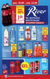 Gazetka promocyjna Aldi - Pełna oferta - Gazetka - ważna od 23.08 do 23.08.2025 - strona 20 - produkty: Gra, Ice tea, Coca-Cola, Oranżada, Napój izotoniczny, La Rive, Napój
