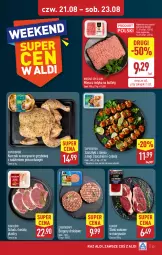 Gazetka promocyjna Aldi - Pełna oferta - Gazetka - ważna od 23.08 do 23.08.2025 - strona 33 - produkty: Piec, Kurczak, Sok, Sokołów, Stek, Mięsne specjały, Burger, Kotlet, Mięso z indyka, Mięso