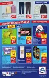 Gazetka promocyjna Aldi - Pełna oferta - Gazetka - ważna od 23.08 do 23.08.2025 - strona 40 - produkty: Krakus, Ser, Por, Gra, Palmolive, Mięsne specjały, O nas, Bluza polarowa, Szynka konserwowa, Szynka, Gruszki, Czekolada, Biuro, Bluza, Milka, Fa
