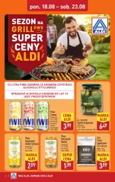Gazetka promocyjna Aldi - Pełna oferta - Gazetka - ważna od 23.08 do 23.08.2025 - strona 8 - produkty: Piwa, Piwo, Karlsquell, All Seasons, Gra, Papier, Burger, Radler