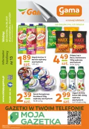 Gazetka promocyjna Gama - Gazetka Gama - Gazetka - ważna od 05.07 do 05.07.2021 - strona 12 - produkty: Piec, Ser, Telefon, Jogurt, Chipsy, Activia, Serek kanapkowy, Serek, Hochland, Napój, Hortex