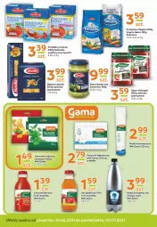 Gazetka promocyjna Gama - Gazetka Gama - Gazetka - ważna od 05.07 do 05.07.2021 - strona 4 - produkty: Makaron, Sok, Napój energetyczny, Dżem, Pesto, Sok jabłkowy, Płatki kosmetyczne, Pudełko, Podravka, Sok pomidorowy, Barilla, Vegeta, Napój, Pomidory, Vegeta Natur, Herbapol, Pomidory krojone