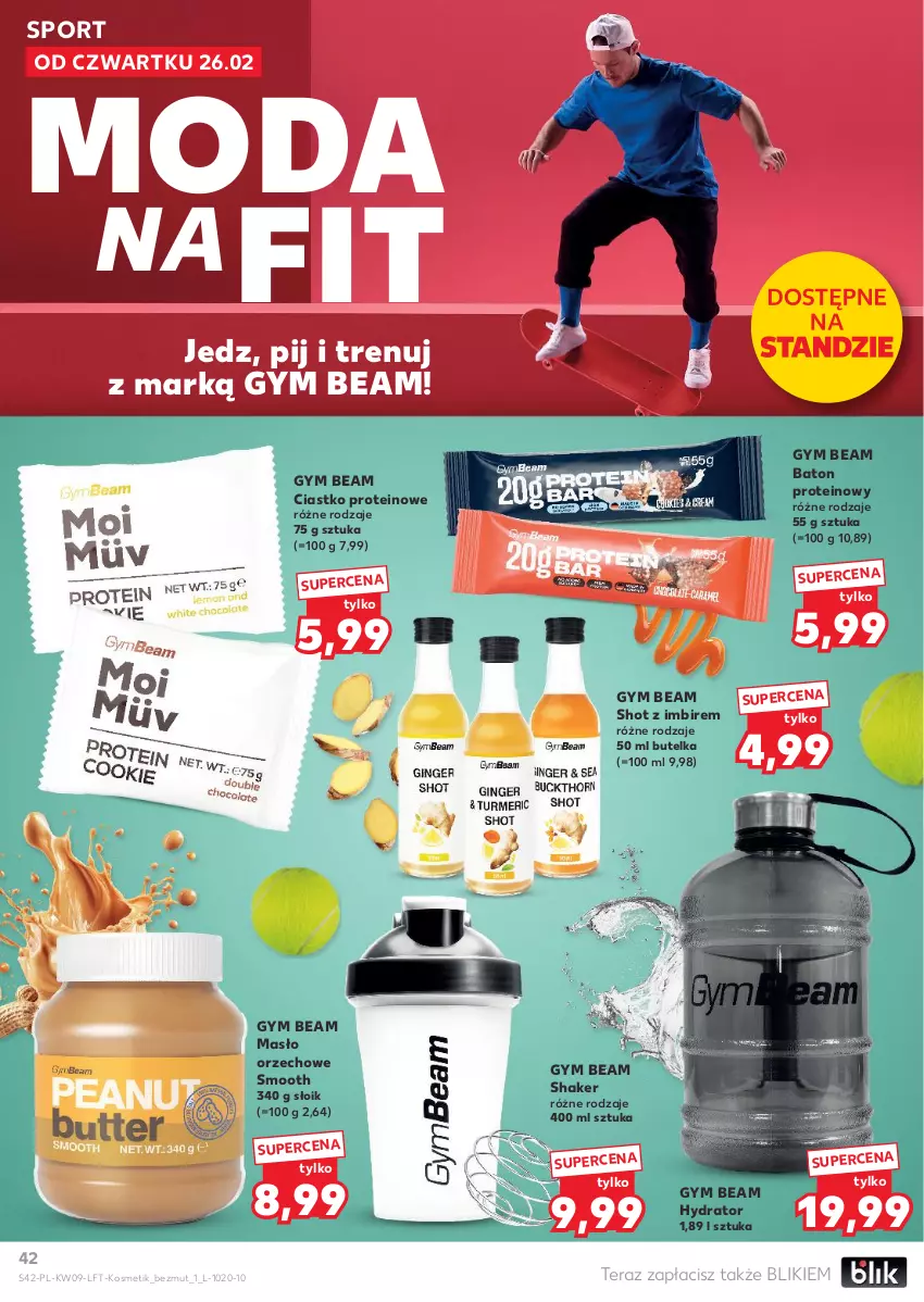 Gazetka promocyjna Kaufland - Gazetka tygodnia - ważna 26.02 do 04.03.2026 - strona 42 - produkty: Baton, Imbir, Masło, Masło orzechowe, Moda, Por, Sport, Tera