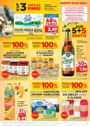 Gazetka promocyjna Kaufland - Gazetka tygodnia - Gazetka - ważna od 04.03 do 04.03.2026 - strona 15 - produkty: Piwa, Piwo, Sok, Por, Gra, Papier, Winiary, Chusteczki, Tymbark, Znicz, Waga, Masło, Dania gotowe