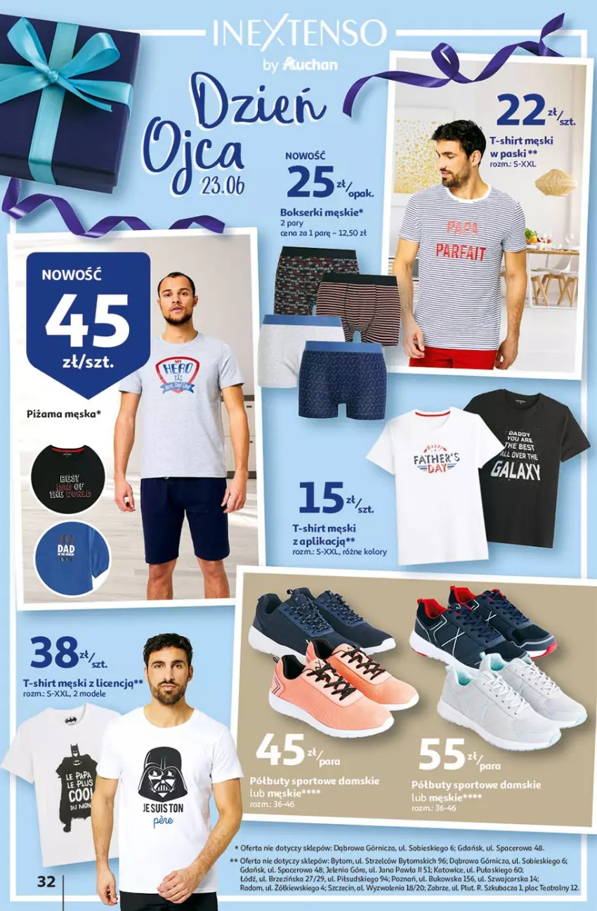 Gazetka promocyjna Auchan - Hiper Emocje Hipermarkety - ważna 17.06 do 23.06.2021 - strona 32 - produkty: Acer, Bokserki, Cars, Piżama, Ser, T-shirt