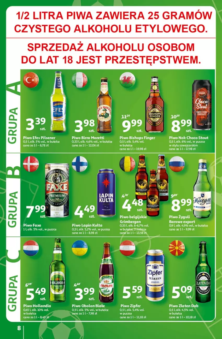 Gazetka promocyjna Auchan - Hiper Emocje Hipermarkety - ważna 17.06 do 23.06.2021 - strona 8 - produkty: Gra, Piwa