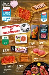 Gazetka promocyjna Auchan - Hiper Emocje Hipermarkety - Gazetka - ważna od 23.06 do 23.06.2021 - strona 16 - produkty: Stek, Burger, Boczek, Kiełbasa biała, Grill, Gosh, Kiełbasa