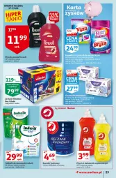 Gazetka promocyjna Auchan - Hiper Emocje Hipermarkety - Gazetka - ważna od 23.06 do 23.06.2021 - strona 23 - produkty: Płyn do prania, Ludwik, Ser, Mop, Do mycia naczyń, Ręcznik kuchenny, Rama, Balsam do mycia naczyń, Tablet, Vileda, Ręcznik, Wiadro, Perwoll