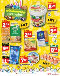 Gazetka promocyjna Topaz - Gazetka - Gazetka - ważna od 16.04 do 16.04.2025 - strona 3 - produkty: Top, Ser, Twaróg, Jaja, Margaryna, Mąka, Mąka pszenna, Flora, Kasia, Mleko