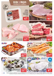 Gazetka promocyjna Carrefour - Gazetka Carrefour - Gazetka - ważna od 15.03 do 15.03.2021 - strona 2 - produkty: Kurczak, Glazura, Mięso mielone z szynki, Mięso mielone, Sos, Sok, Inka, Sokołów, Szponder wołowy, Pstrąg, Krewetki, Mintaj, Lazur, Mięso, Podudzie z kurczaka