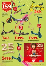 Gazetka promocyjna Auchan - 25 Urodziny – Życzymy Wszystkiego Słonecznego - Gazetka - ważna od 15.05 do 15.05.2021 - strona 21 - produkty: Rower, Mule, Bateria, Dzieci, Hulajnoga, Alcon, Waga, Hulajnoga elektryczna, Rowerek, Fa