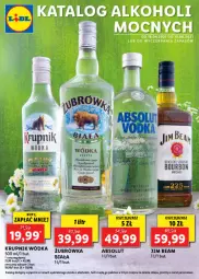 Gazetka promocyjna Lidl - Alkohole mocne - Gazetka - ważna od 13.06 do 13.06.2021 - strona 1 - produkty: Rama, Whiskey, Absolut, Alkohole, Jim Beam