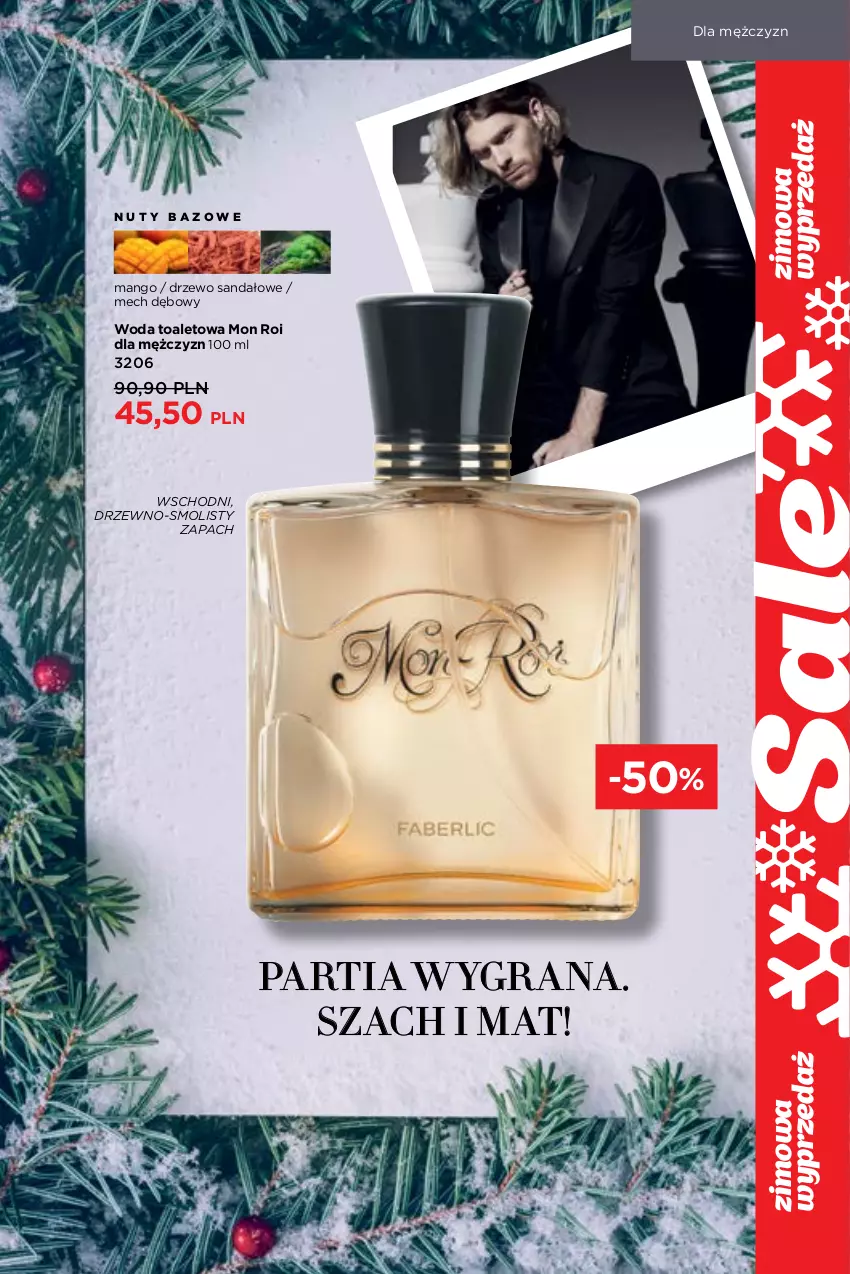 Gazetka promocyjna Faberlic - ważna 27.12.2022 do 16.01.2023 - strona 123 - produkty: Mango, Nuty, Sandał, Woda, Woda toaletowa