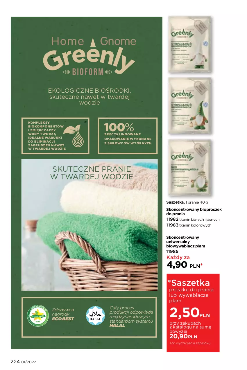 Gazetka promocyjna Faberlic - ważna 27.12.2022 do 16.01.2023 - strona 224 - produkty: Proszek do prania
