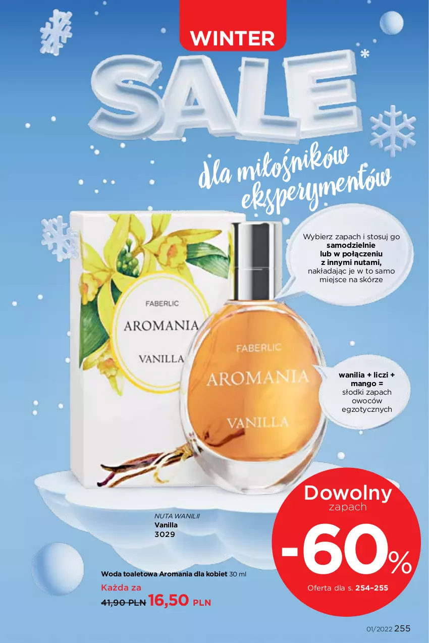 Gazetka promocyjna Faberlic - ważna 27.12.2022 do 16.01.2023 - strona 255 - produkty: Liczi, Mango, Woda, Woda toaletowa