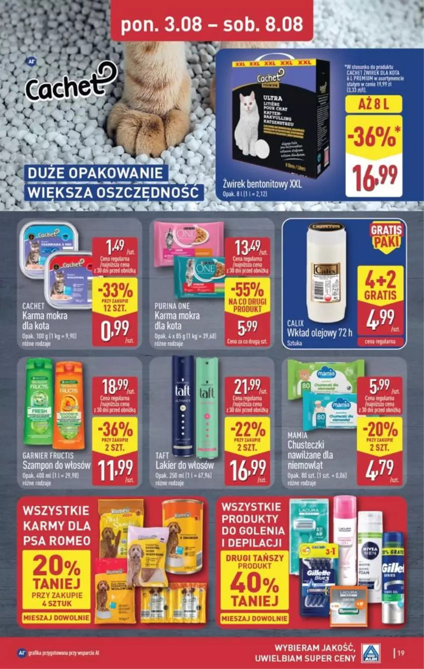 Gazetka promocyjna Aldi - Pełna oferta - ważna 03.08 do 08.08.2026 - strona 19 - produkty: Gra, LANA, Olej, Piec, Por, Sól, Wkład olejowy