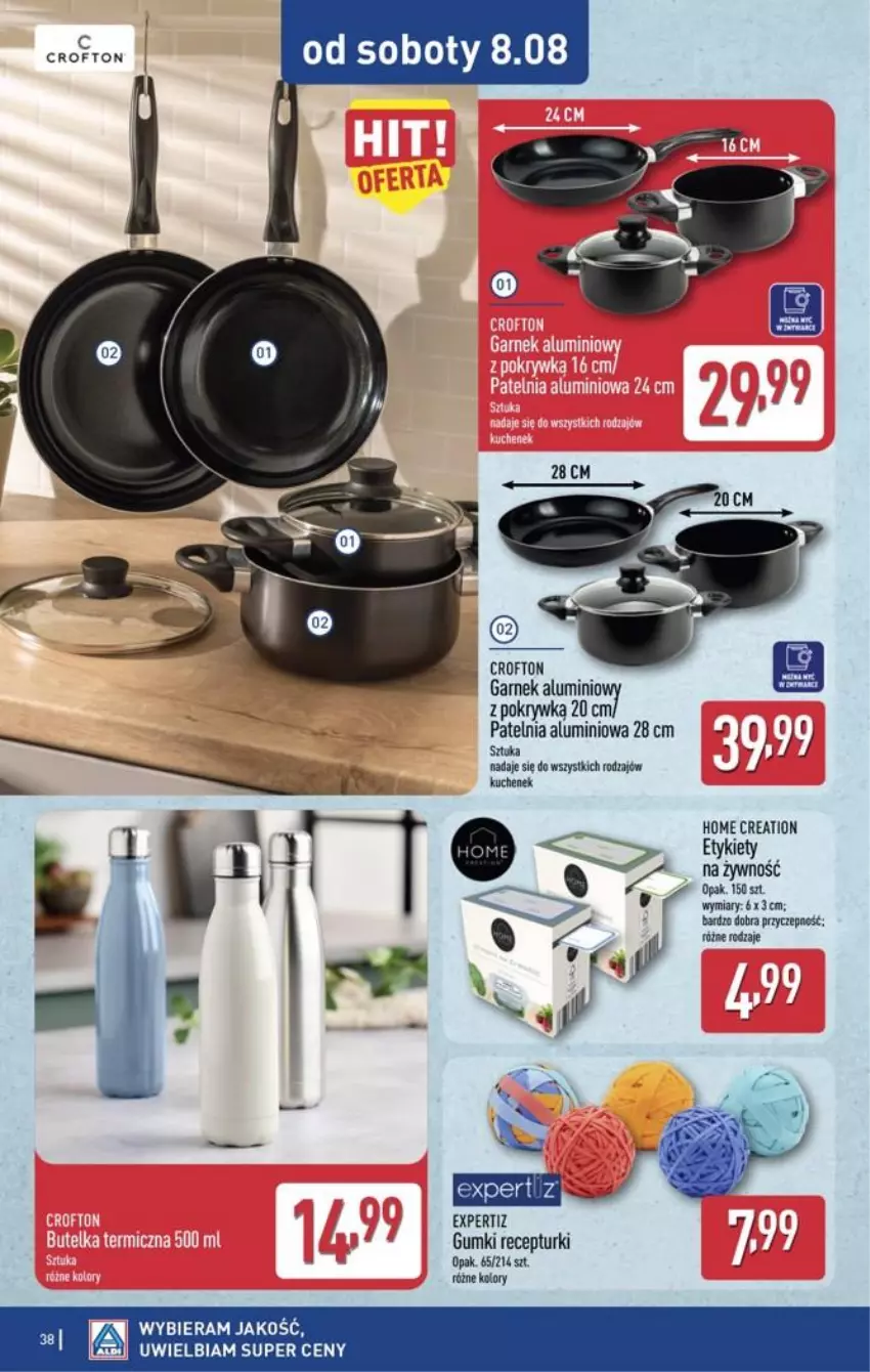 Gazetka promocyjna Aldi - Pełna oferta - ważna 03.08 do 08.08.2026 - strona 38 - produkty: Patelnia