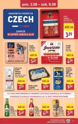 Gazetka promocyjna Aldi - Pełna oferta - Gazetka - ważna od 08.08 do 08.08.2026 - strona 13 - produkty: Piwa, Piwo, Gin, Gra, Smakowita, Parówki, Szynka, Knedle, Pieprz, Podravka, Vegeta, Kiełbasa, Kozel