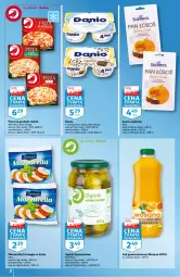 Gazetka promocyjna Auchan - Skarbonka #38 - Gazetka - ważna od 29.09 do 29.09.2021 - strona 2 - produkty: Mozzarella, Sok pomarańczowy, Sok, Ser, AEG, Ogórki konserwowe, Rust, Pizza, Danio, Wosana, Fa