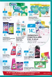 Gazetka promocyjna Bi1 - Święta zawsze razem - Gazetka - ważna od 24.12 do 24.12.2021 - strona 13 - produkty: Ludwik, Gin, Pampers, Papier, Pieluchy, Clin, Papier toaletowy, Odplamiacz, Płyn do płukania, Presto, Chusteczki, Płyn do mycia, Vanish, Ariel, Lenor
