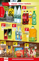 Gazetka promocyjna Topaz - Gazetka - Gazetka - ważna od 16.06 do 16.06.2021 - strona 18 - produkty: Tchibo, Sok, Saga, Coca-Cola, Herbata czarna, Fanta, Sprite, Herbata, Napój, Ogród, Herbapol, Fa