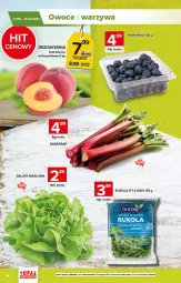 Gazetka promocyjna Topaz - Gazetka - Gazetka - ważna od 16.06 do 16.06.2021 - strona 4 - produkty: Borówka, Rukola, Owoce
