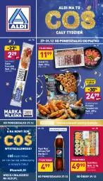 Gazetka promocyjna Aldi - Katalog spożywczy - Gazetka - ważna od 31.12 do 31.12.2021 - strona 1 - produkty: Ciasto francuskie, 7up, Salami, Pepsi max, Mirinda, Tera, Golden Seafood, Pepsi, Sushi, Krewetki