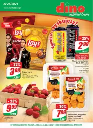 Gazetka promocyjna Dino - Gazetka - Gazetka - ważna od 22.06 do 22.06.2021 - strona 1 - produkty: Kurczak, Sok, JBL, Napój energetyczny, Truskawki, Chipsy, Lack, Mango, Napój