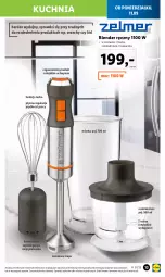 Gazetka promocyjna Lidl - GAZETKA - Gazetka - ważna od 16.09 do 16.09.2023 - strona 13 - produkty: Top, Sok, Miarka, Blender ręczny, Blender, Rozdrabniacz, Kuchnia, Trzepaczka